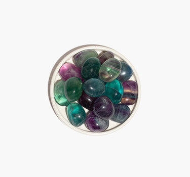 Rainbow Fluorite Tumbled Healing Crystal – Clarity/Focus