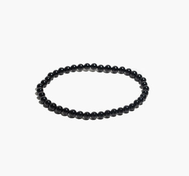 Black Tourmaline Crystal Healing Bracelet – Round