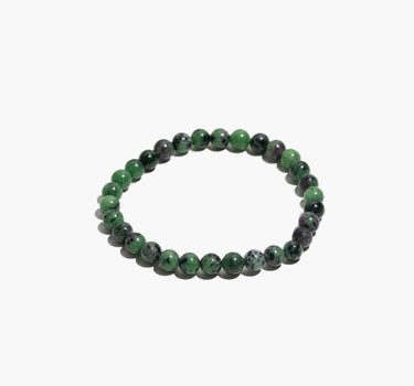 Ruby-in-Zoisite Crystal Healing Bracelet – Round