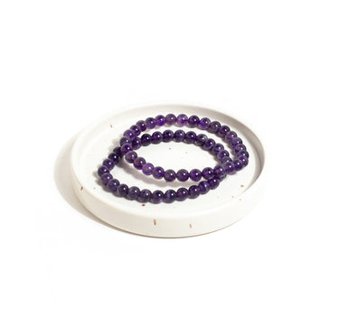 Amethyst Crystal Healing Bracelet – Round