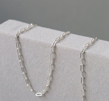 Paperclip Chain – Sterling Silver