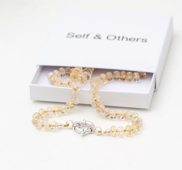 Citrine Crystal Candy Necklace – Faceted