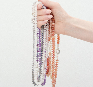 Custom Build-Your-Own Beaded Crystal Candy Necklace
