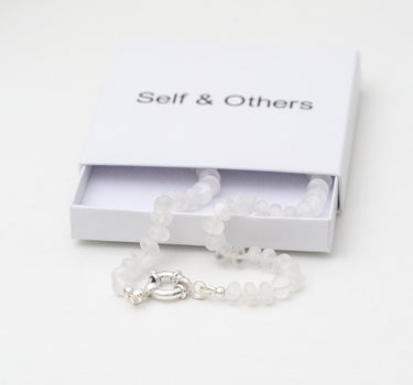 Selenite Crystal Candy Necklace – Smooth