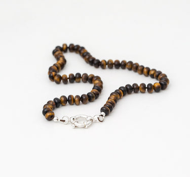 Tiger's Eye Crystal Candy Necklace – Smooth