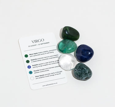 Virgo Crystal Healing Zodiac Kit