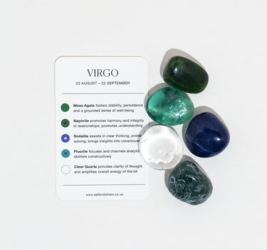 Virgo Crystal Healing Zodiac Kit
