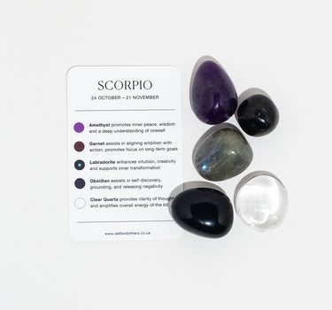 Scorpio Crystal Healing Zodiac Kit