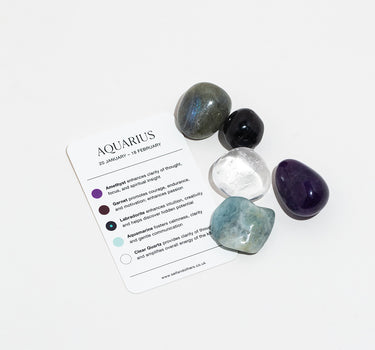 Aquarius Crystal Healing Zodiac Kit