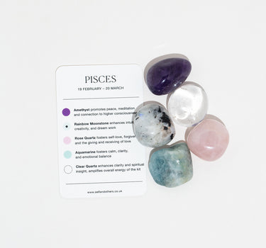 Pisces Crystal Healing Zodiac Kit