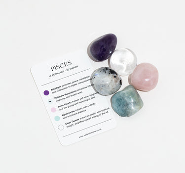 Pisces Crystal Healing Zodiac Kit