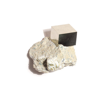 Pyrite Cube On Matrix –  N°05