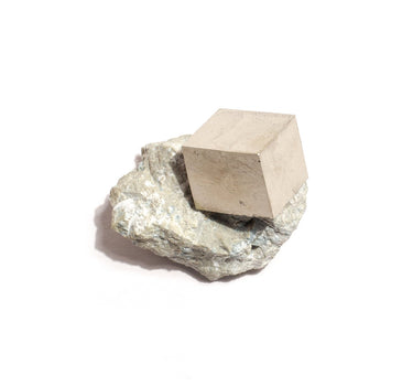 Pyrite Cube On Matrix – N°03