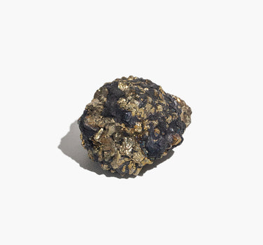 Super Nova Pyrite (Marcasite with Graphite) Cluster – N°03