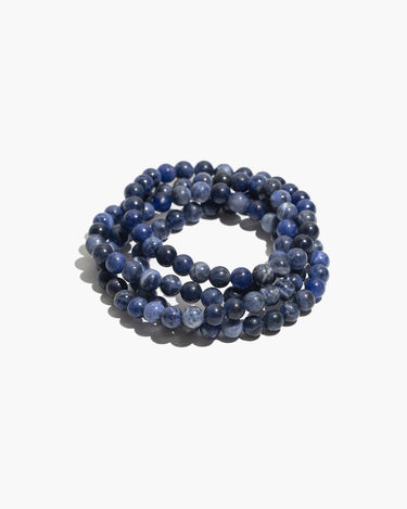 Sodalite Round Crystal Healing Bracelet – Round - Self & Others