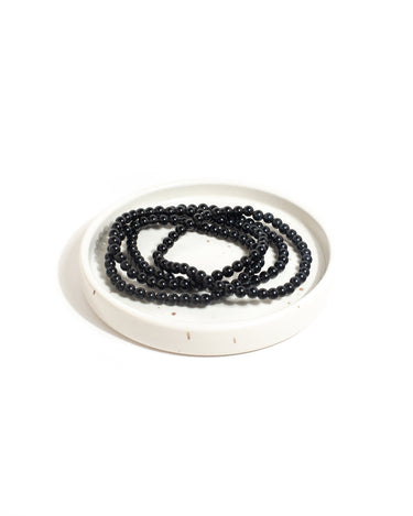 Obsidian Crystal Healing Bracelet – Round - Self & Others