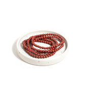 Red Jasper Crystal Healing Bracelet – Round - Self & Others