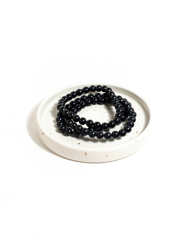 Shungite Round Crystal Healing Bracelet – Round - Self & Others