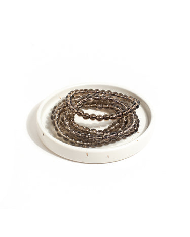 Smoky Quartz Crystal Healing Bracelet – Round - Self & Others