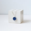 Lapis Lazuli Round Gem Disc – Sterling Silver - Self & Others