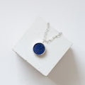 Lapis Lazuli Round Gem Disc – Sterling Silver - Self & Others