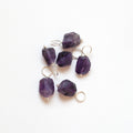 Silver Birthstone Charms – Rough - Self & Others