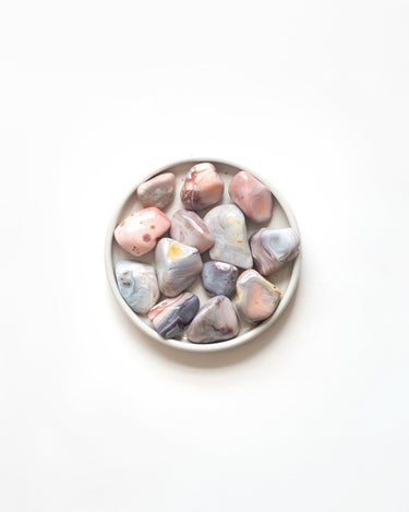 Pink Botswana Agate Tumbled Healing Crystal – Comfort/Harmony - Self & Others