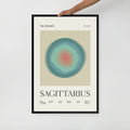 Sagittarius Astrology Zodiac Gradient Framed Poster - Self & Others