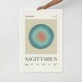 Sagittarius Astrology Zodiac Gradient Framed Poster - Self & Others