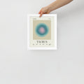 Taurus Astrology Zodiac Gradient Framed Poster - Self & Others