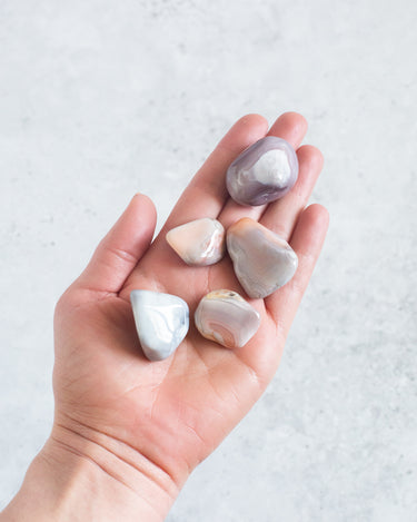 Pink Botswana Agate Tumbled Healing Crystal – Comfort/Harmony - Self & Others